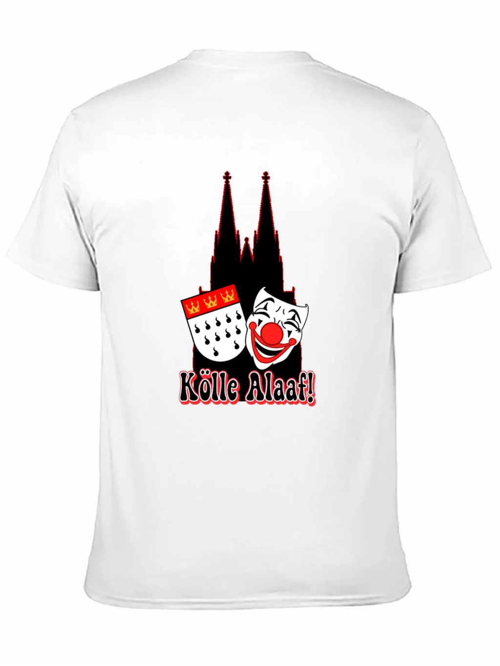 Carnival Costume Koelle Alaaf Heart Coat Of Arms Unisex Casual T-Shirt – Clean Design For Daily Comfort
