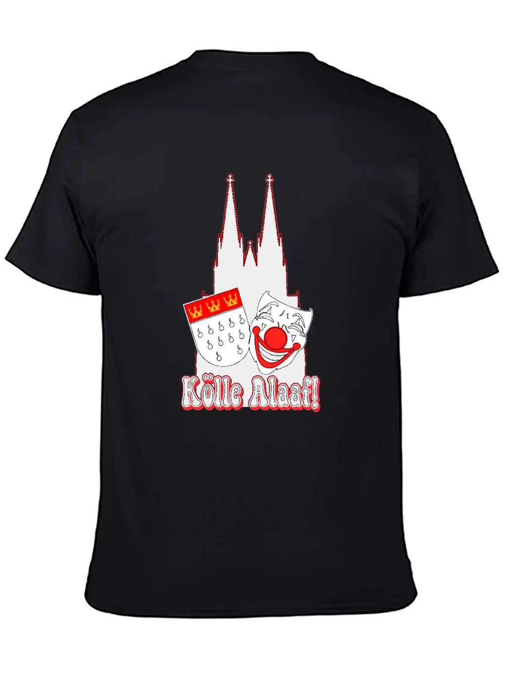 Carnival Costume Koelle Alaaf Heart Coat Of Arms Unisex Casual T-Shirt – Clean Design For Daily Comfort