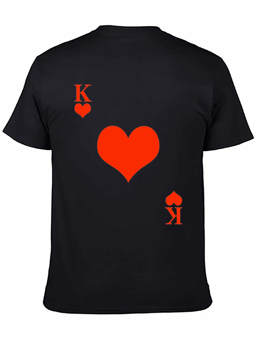 Carnival & Mardi Gras King Heart King Card Game Stylish Everyday T-Shirt – Unisex Basic Cotton Tee