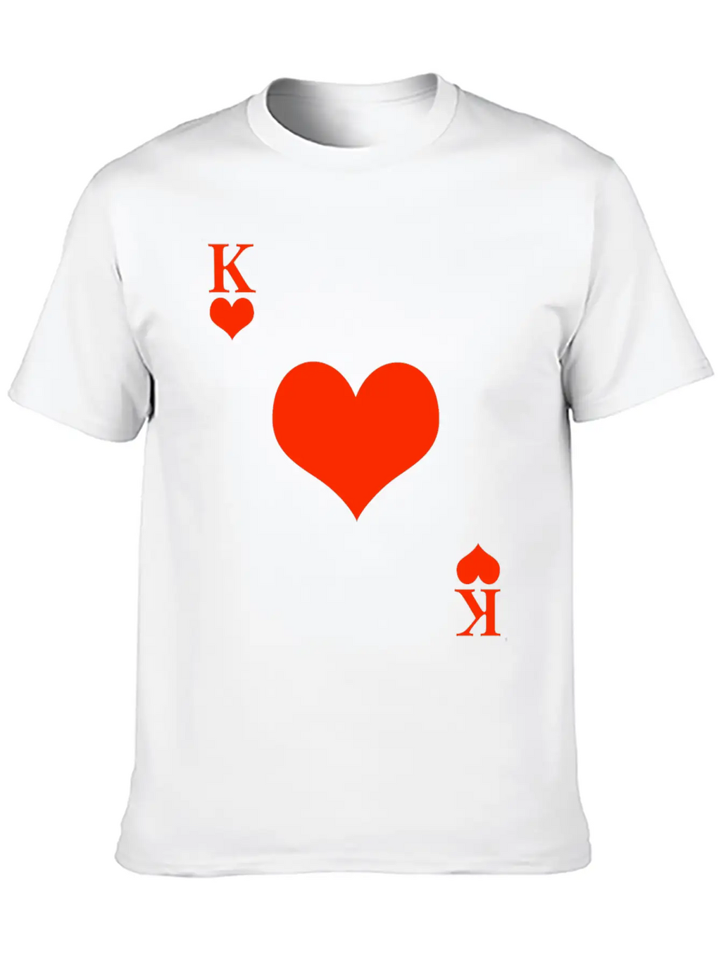 Carnival & Mardi Gras King Heart King Card Game Stylish Everyday T-Shirt – Unisex Basic Cotton Tee