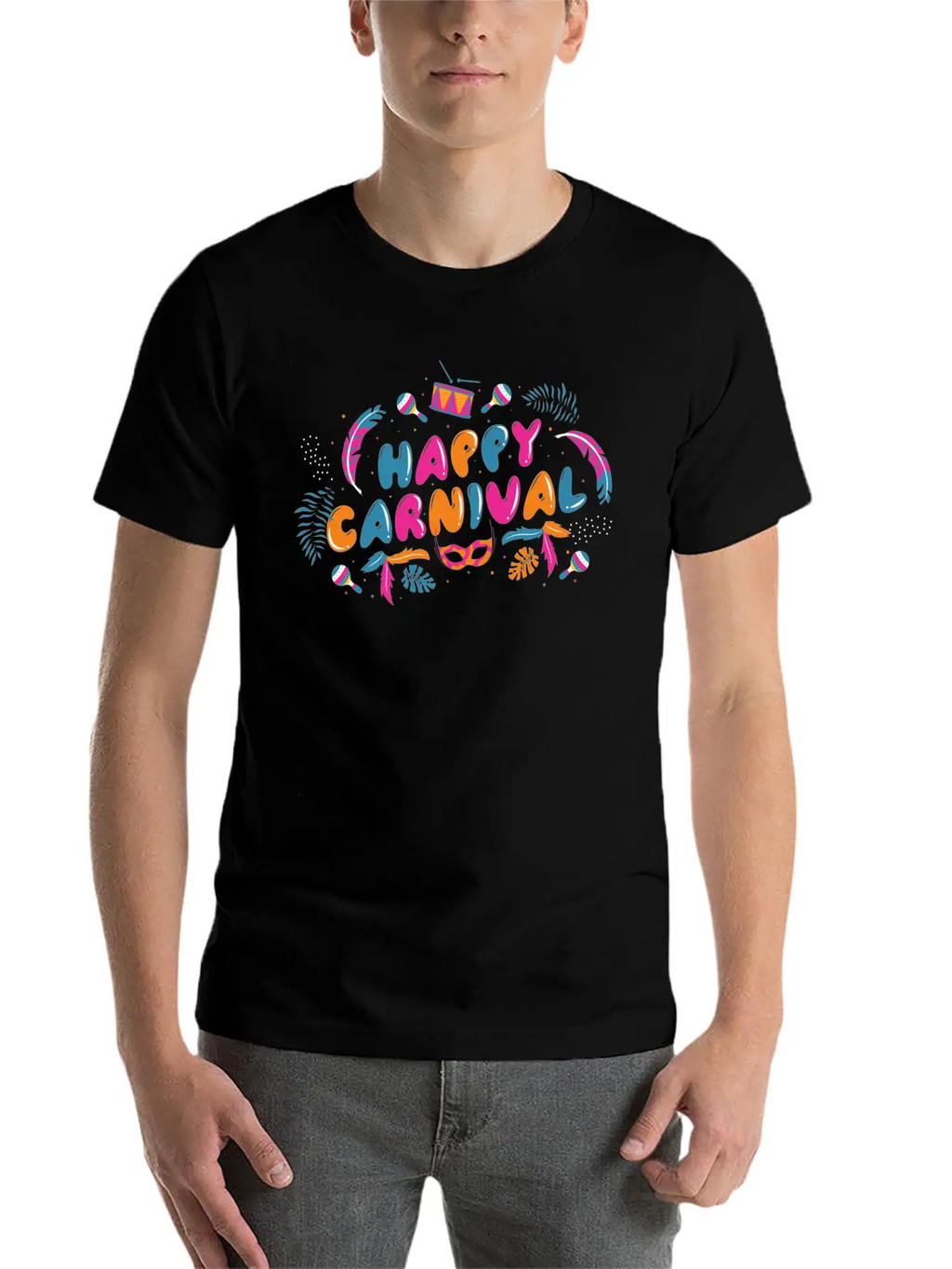 Carnival Mardi Gras Saying Celebration Camels Unisex Casual T-Shirt – Clean Design For Daily Comfort