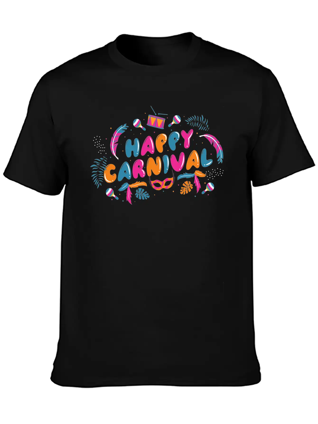 Carnival Mardi Gras Saying Celebration Camels Unisex Casual T-Shirt – Clean Design For Daily Comfort