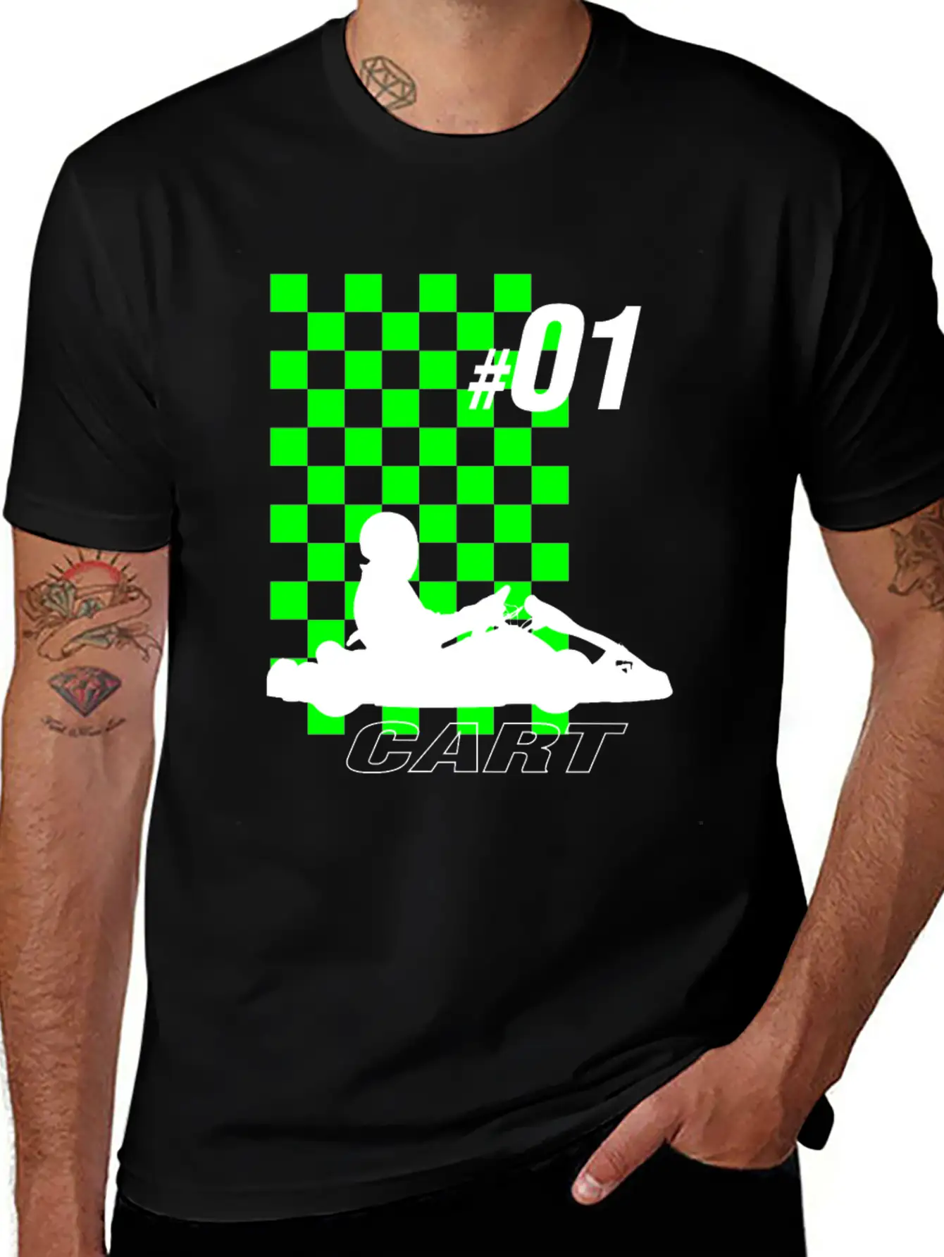 Cart Racing Team Stylish Everyday T-Shirt – Unisex Basic Cotton Tee