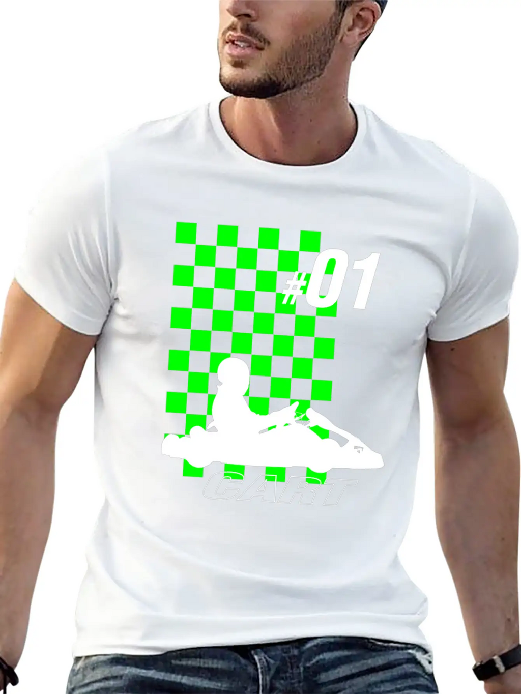 Cart Racing Team Stylish Everyday T-Shirt – Unisex Basic Cotton Tee