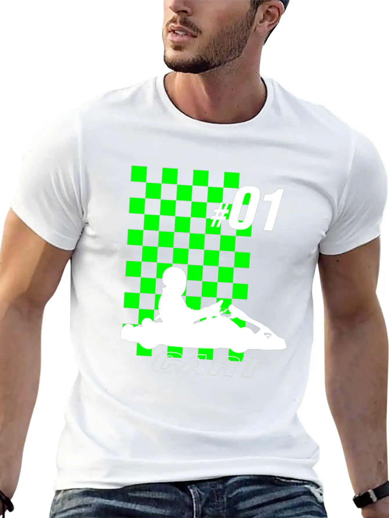 Cart Racing Team Stylish Everyday T-Shirt – Unisex Basic Cotton Tee