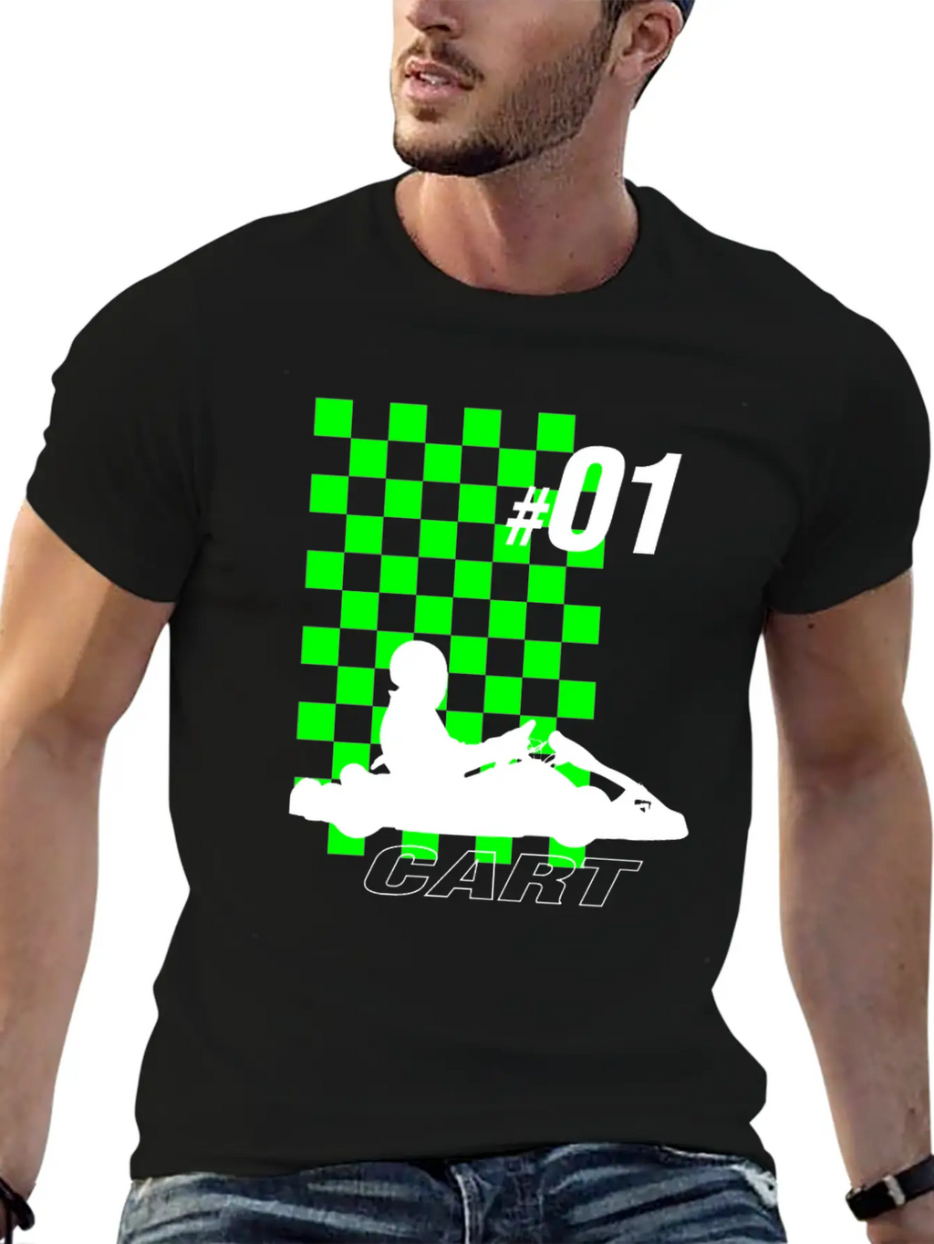 Cart Racing Team Stylish Everyday T-Shirt – Unisex Basic Cotton Tee