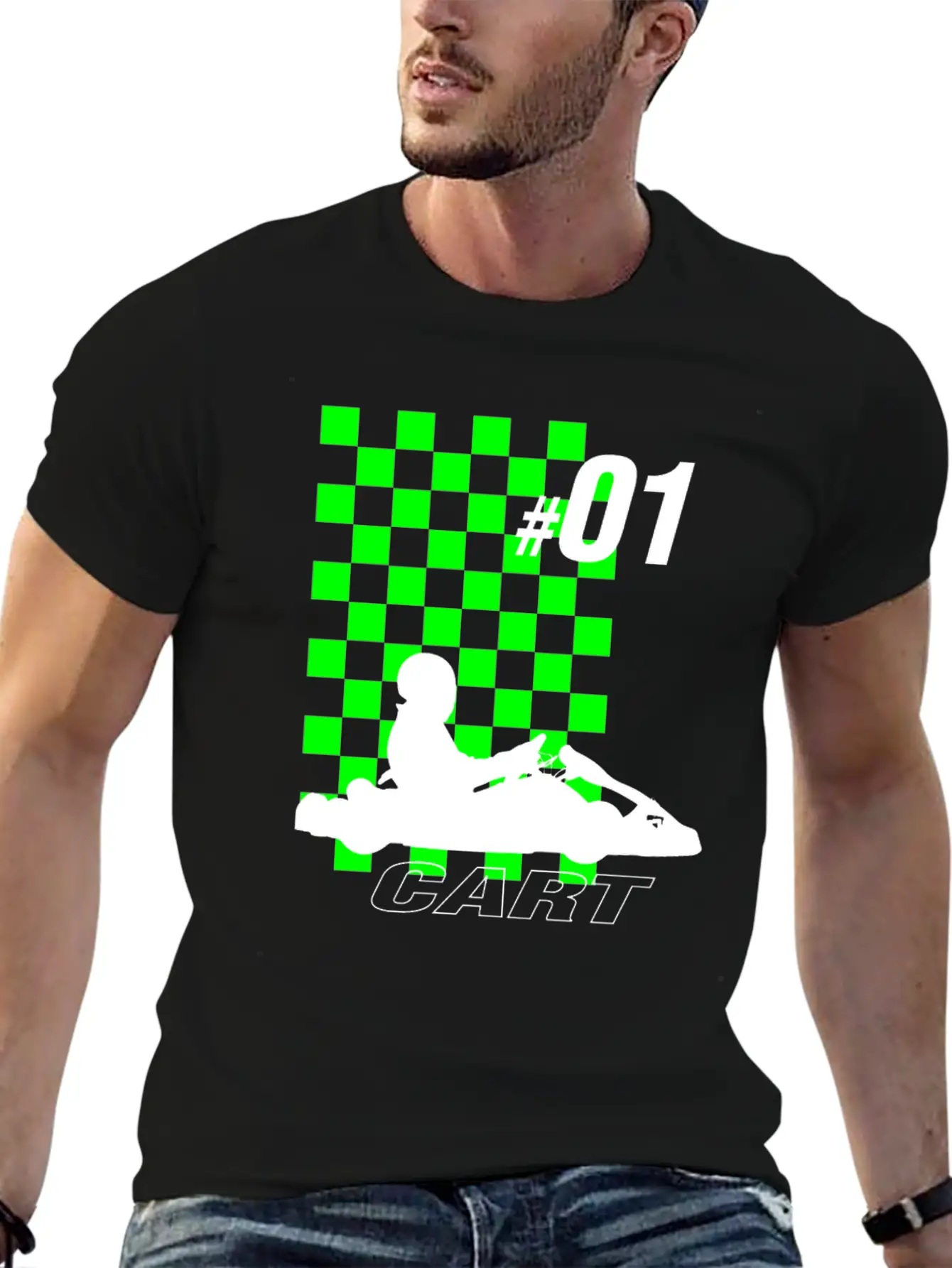 Cart Racing Team Stylish Everyday T-Shirt – Unisex Basic Cotton Tee