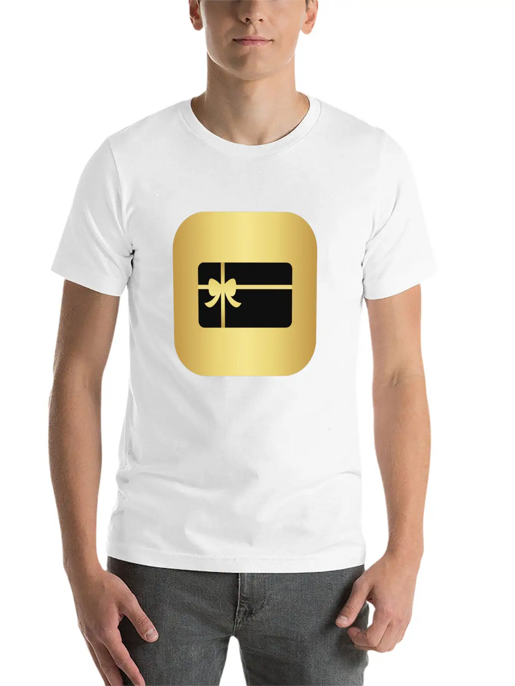 Carte De Vœux Dorée Breathable Graphic T-Shirt – Perfect For Casual Days