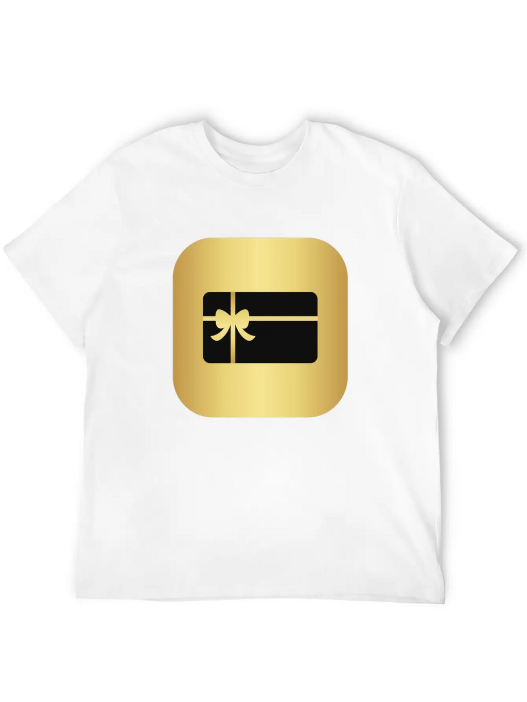 Carte De Vœux Dorée Breathable Graphic T-Shirt – Perfect For Casual Days