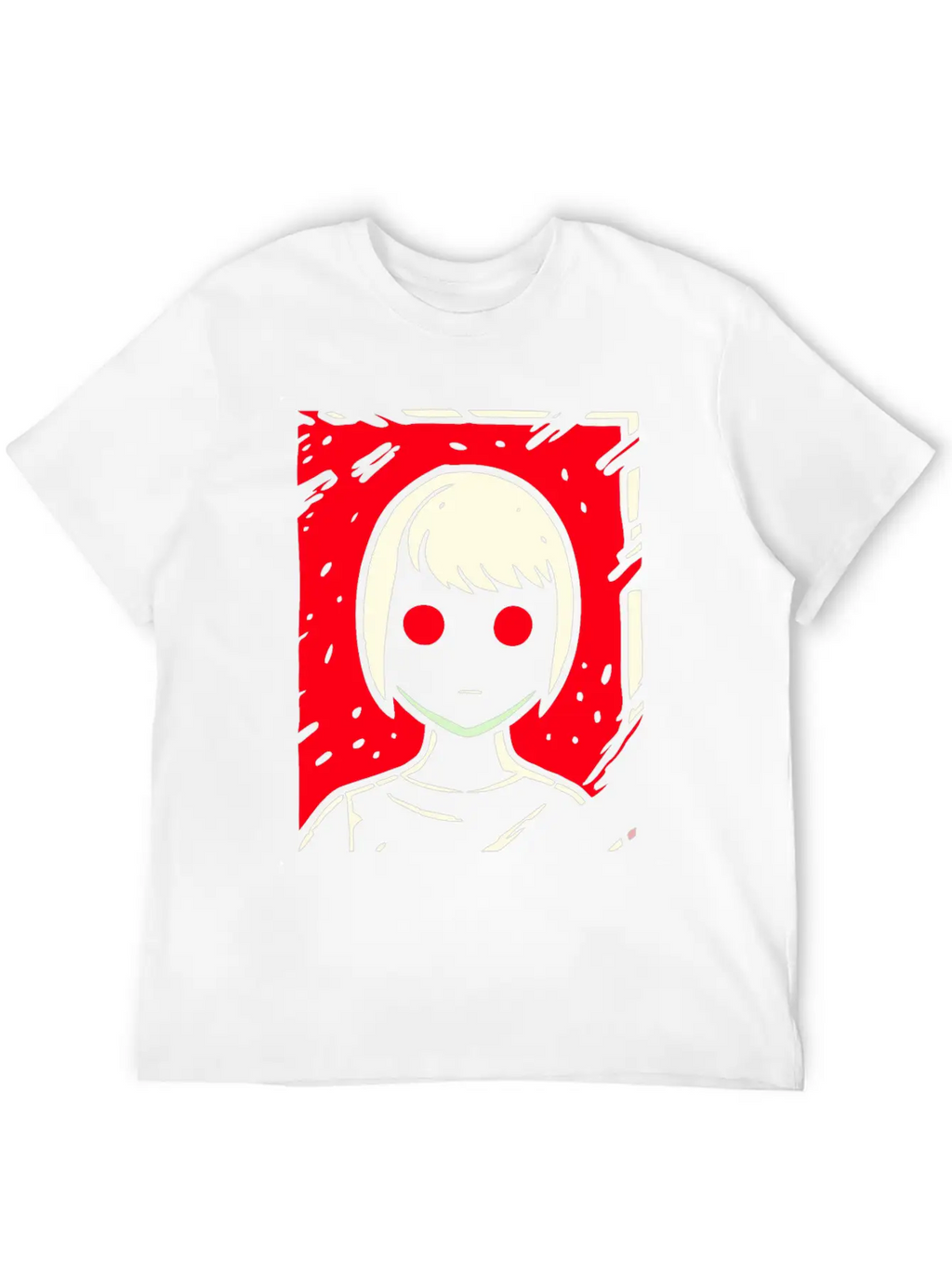 Cartoon Anime Manga Dark Girl Timeless Short Sleeve Tee – Comfy And Minimalist Design