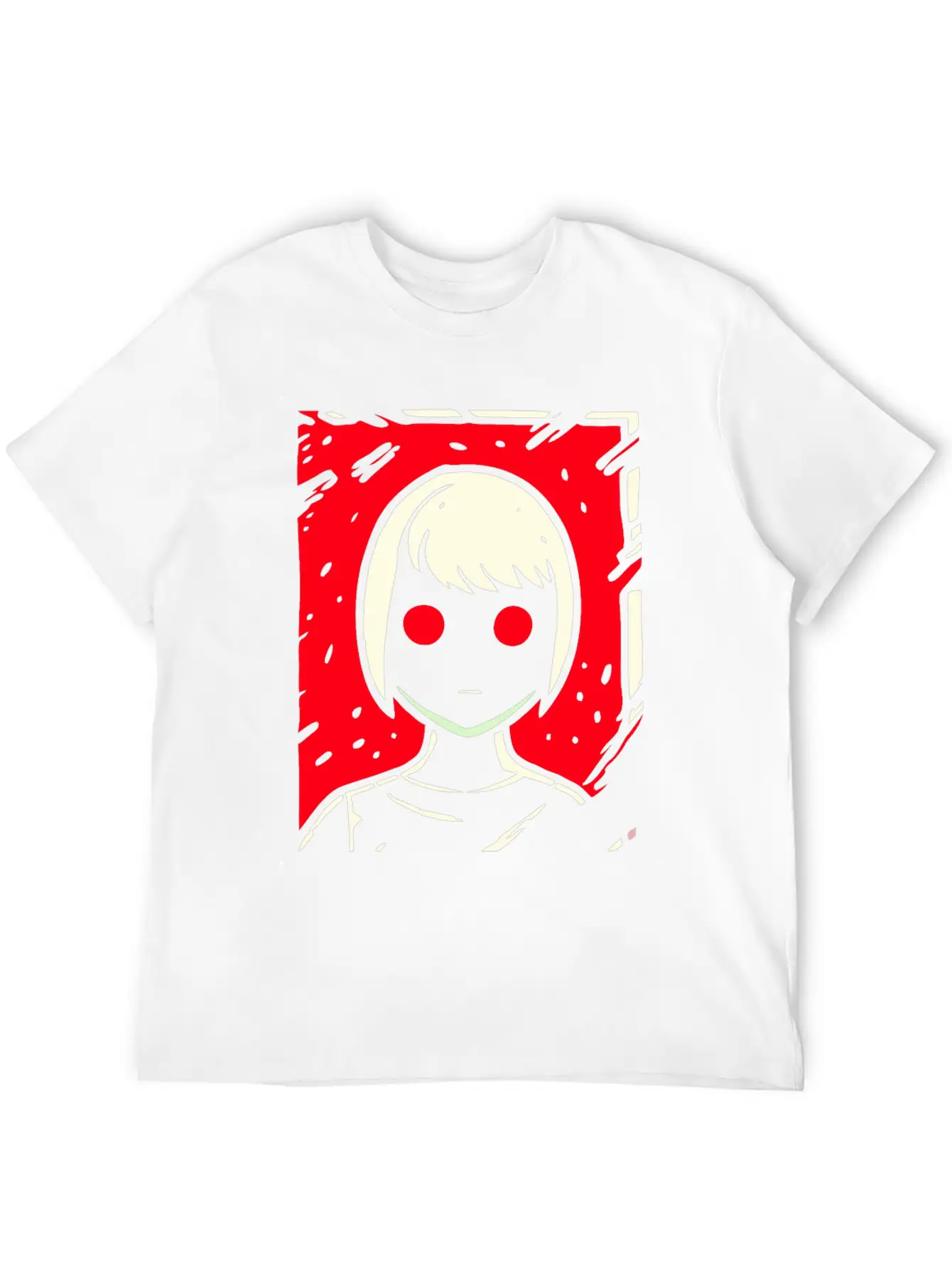 Cartoon Anime Manga Dark Girl Timeless Short Sleeve Tee – Comfy And Minimalist Design