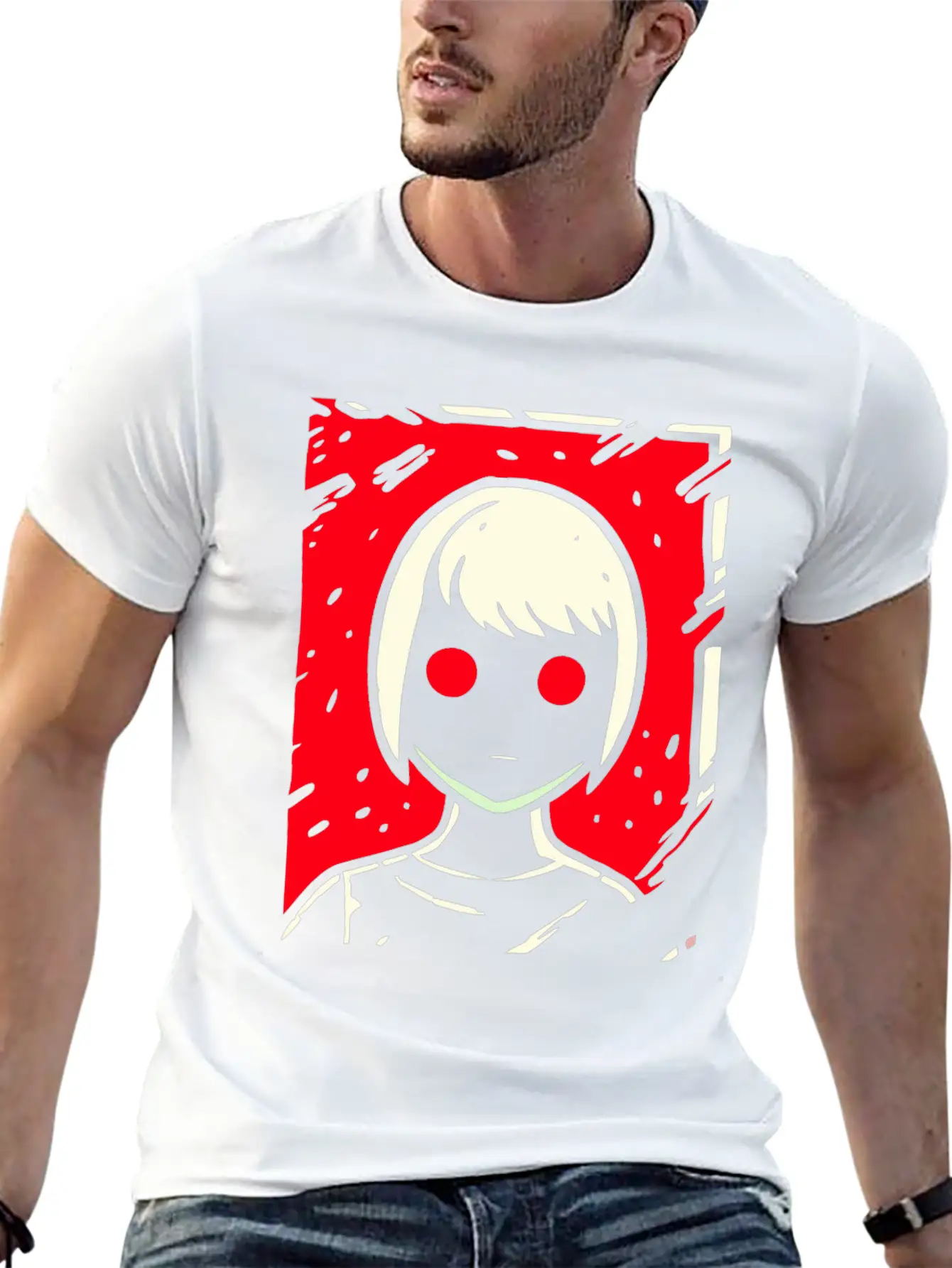 Cartoon Anime Manga Dark Girl Timeless Short Sleeve Tee – Comfy And Minimalist Design