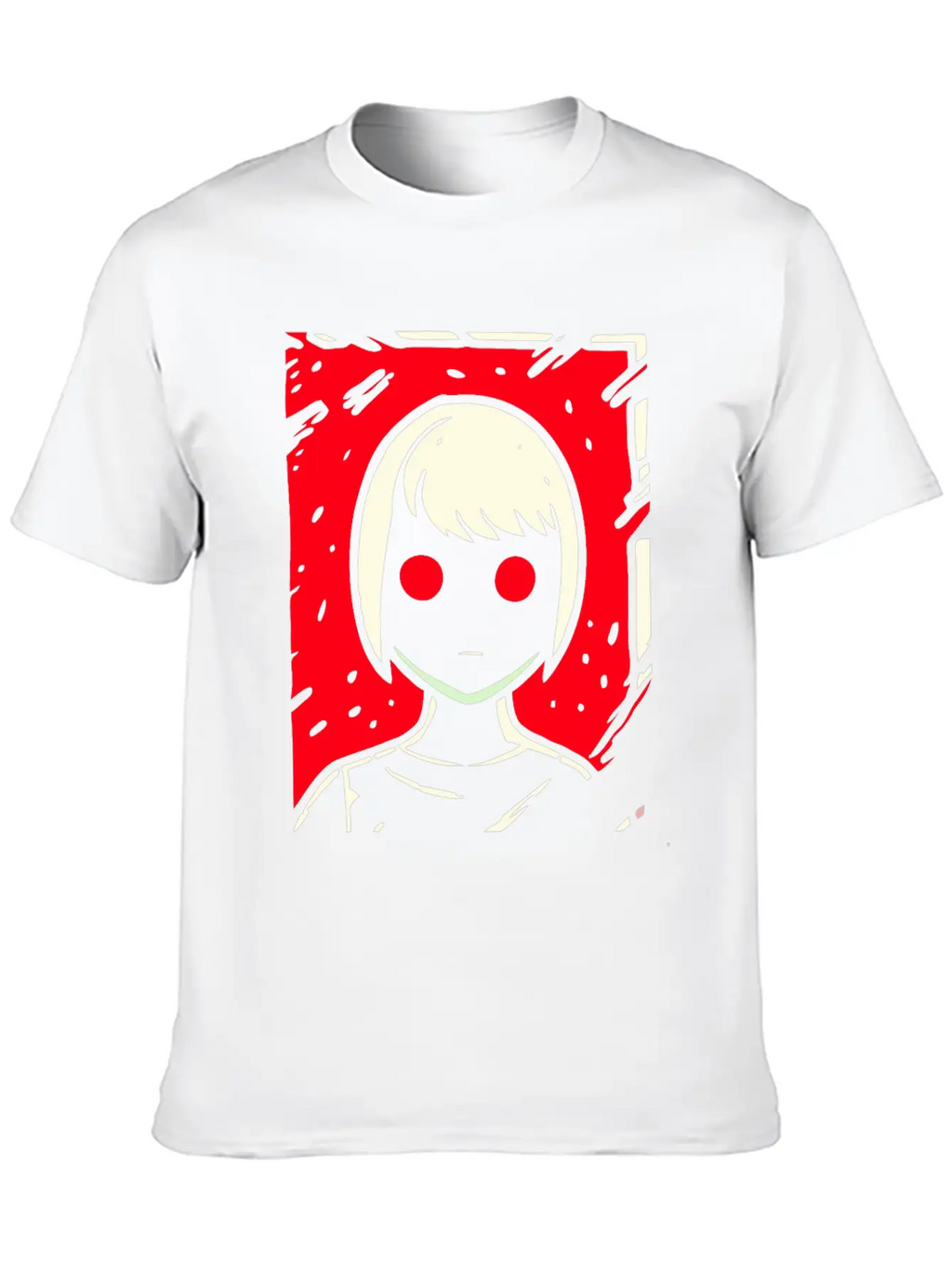 Cartoon Anime Manga Dark Girl Timeless Short Sleeve Tee – Comfy And Minimalist Design