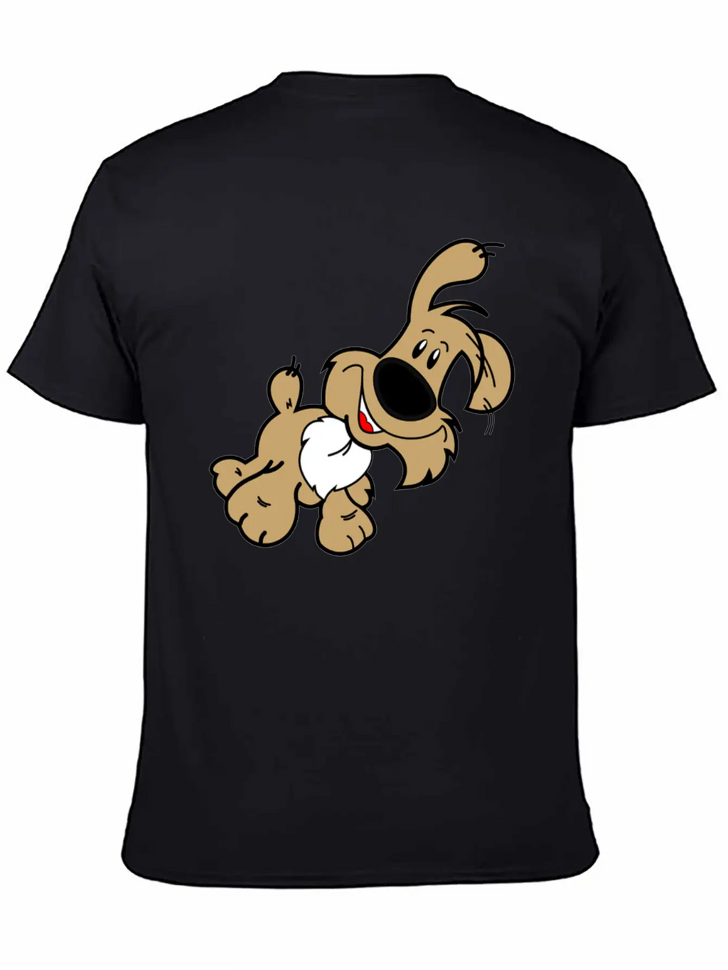 Cartoon Dog Unisex Casual T-Shirt – Clean Design For Daily Comfort
