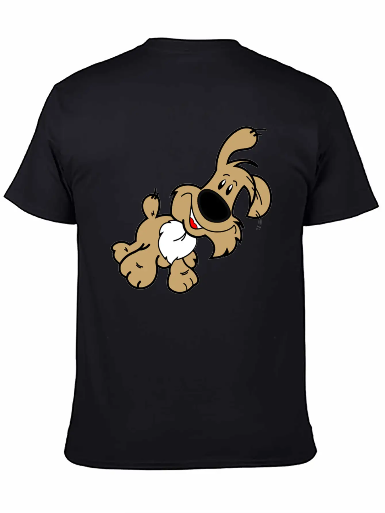 Cartoon Dog Unisex Casual T-Shirt – Clean Design For Daily Comfort