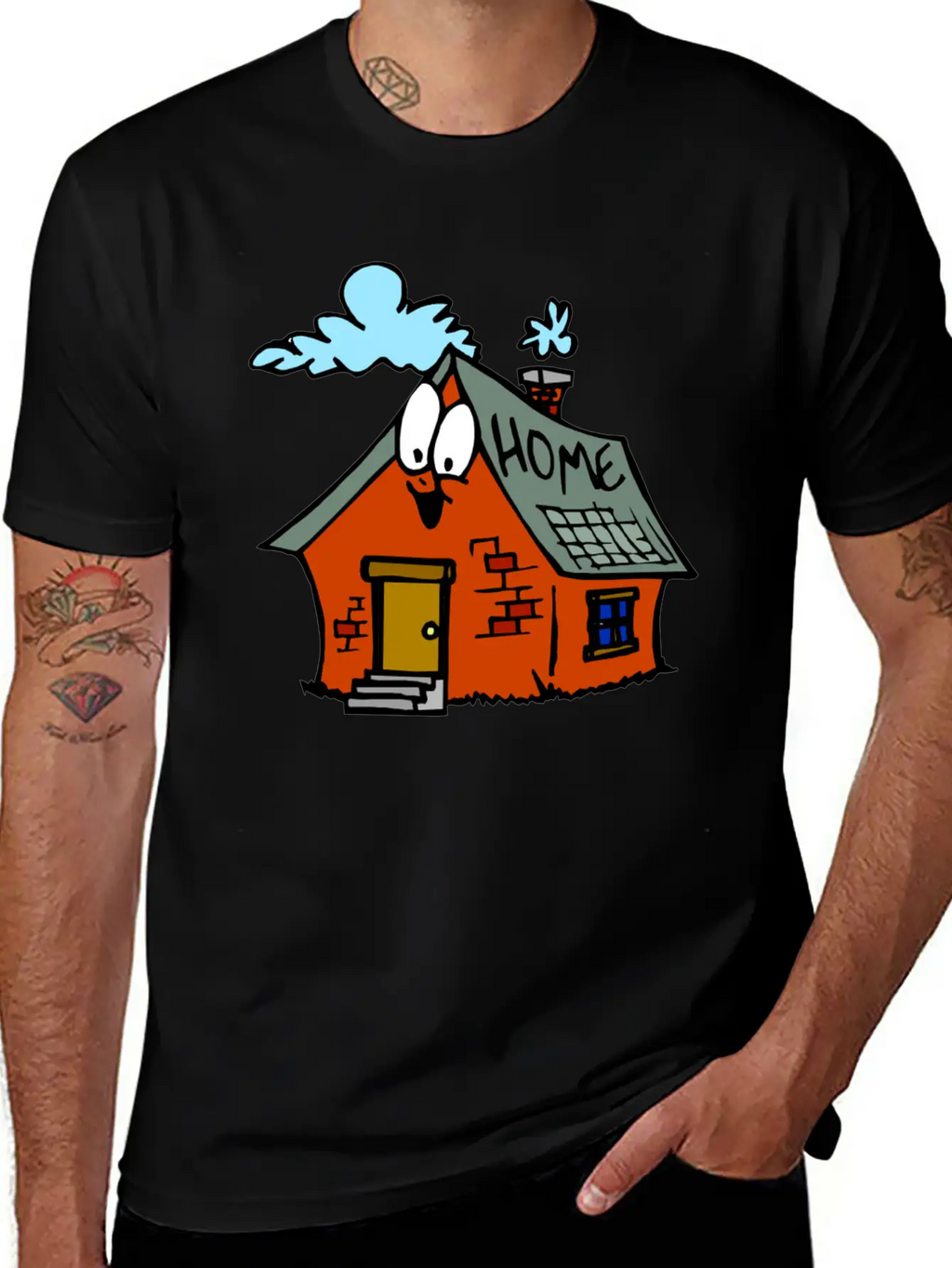 Cartoon Toy House Classic Cotton Tee – Unisex Comfort For Any Season
