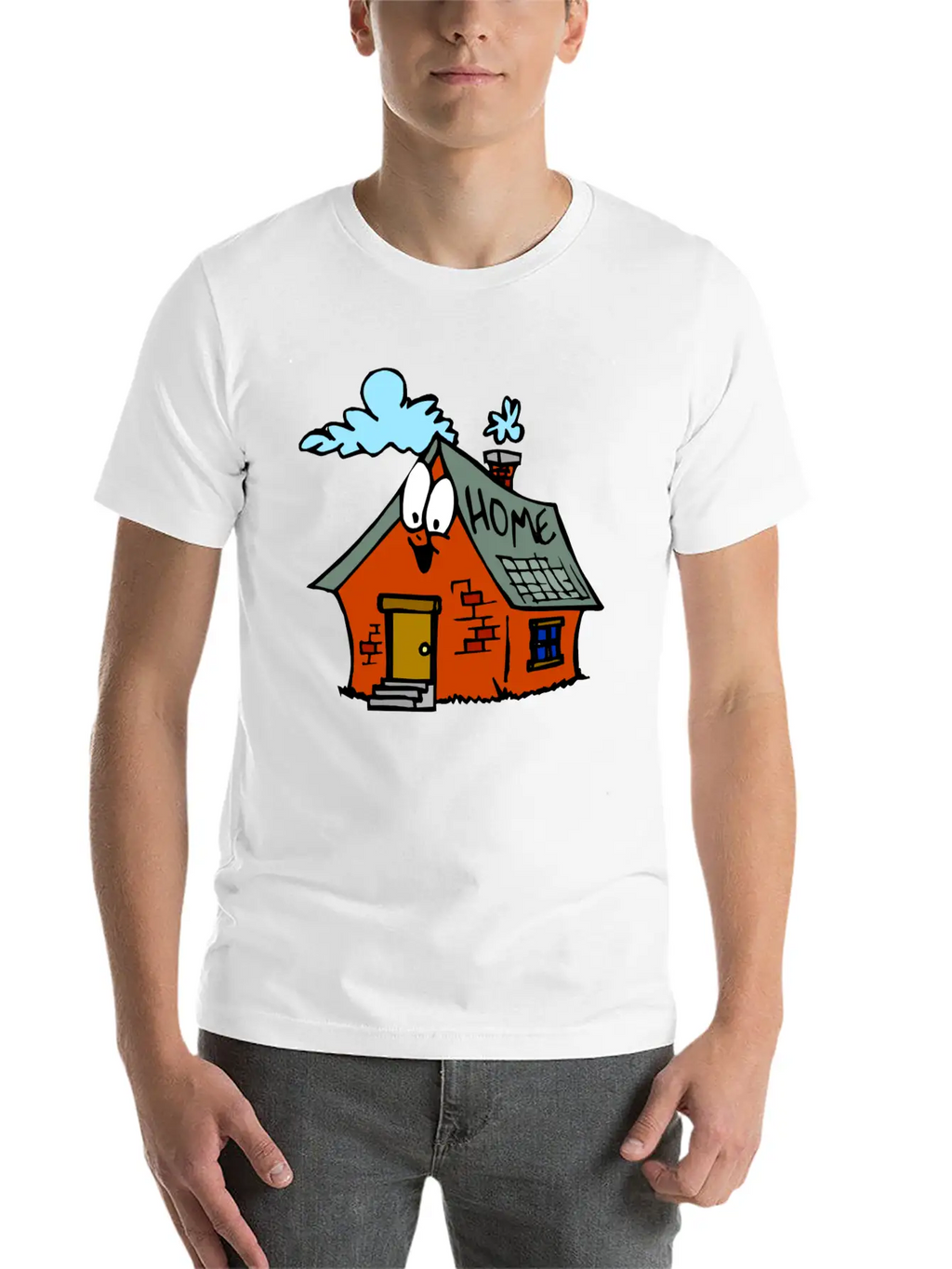 Cartoon Toy House Classic Cotton Tee – Unisex Comfort For Any Season