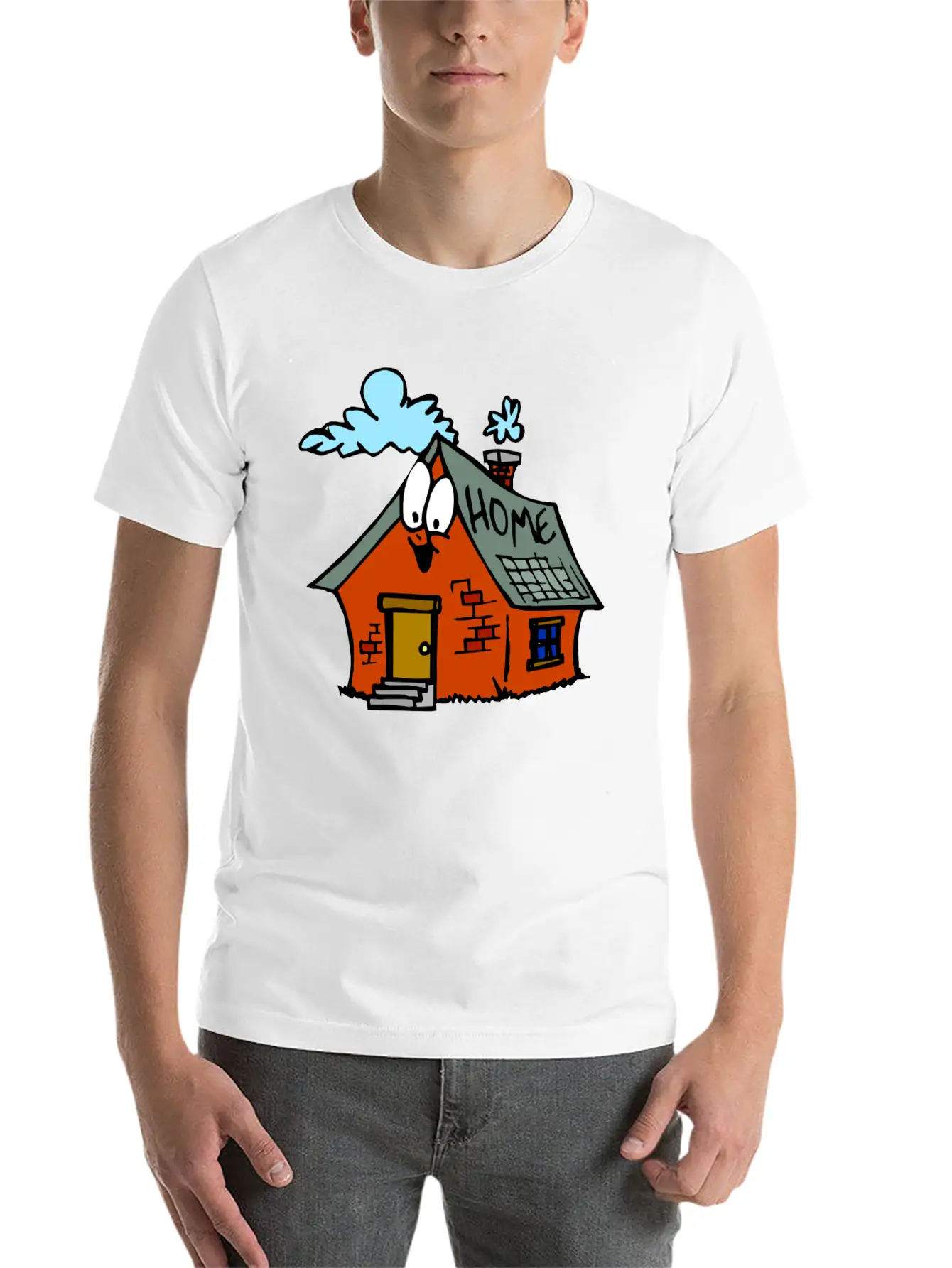 Cartoon Toy House Classic Cotton Tee – Unisex Comfort For Any Season