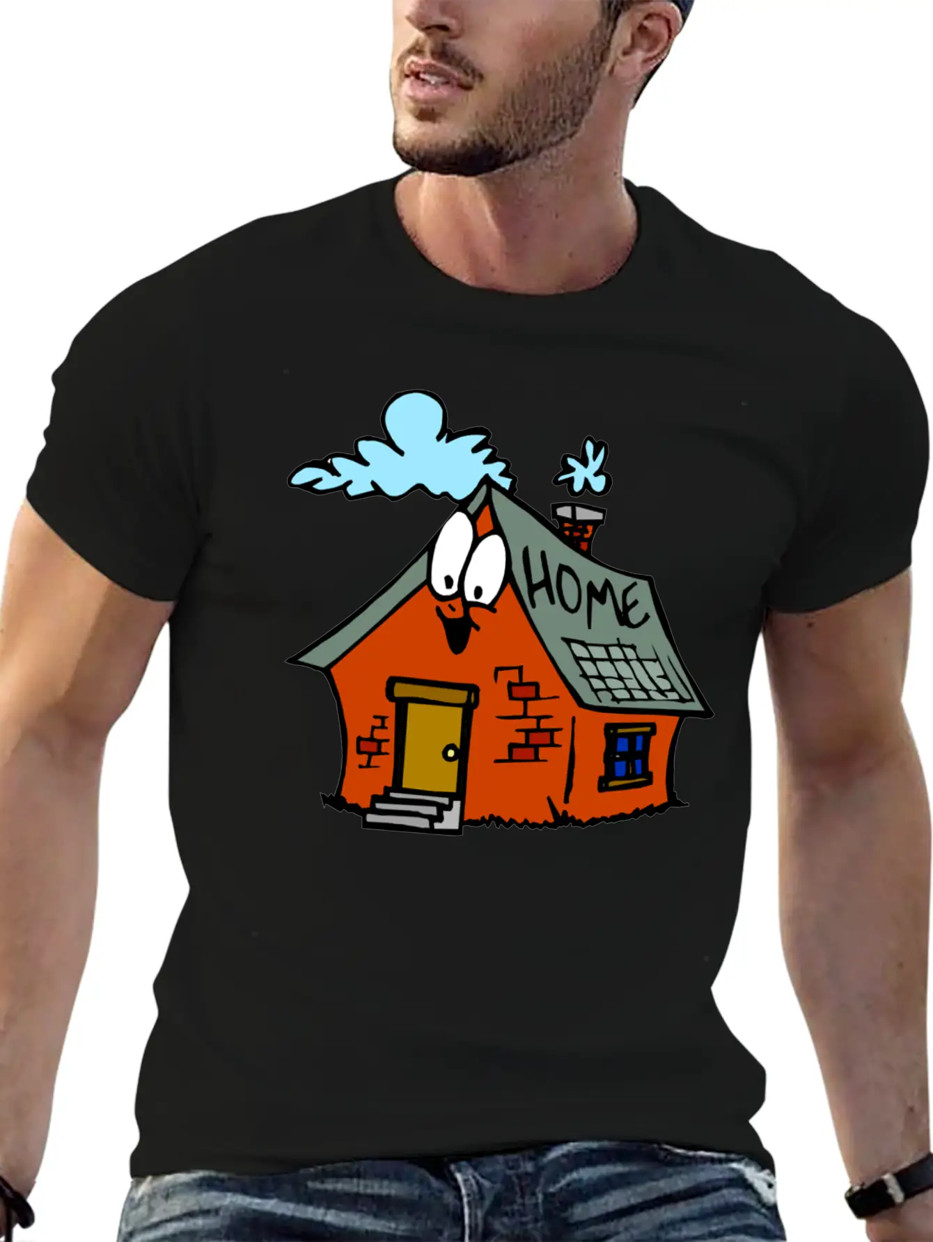 Cartoon Toy House Classic Cotton Tee – Unisex Comfort For Any Season