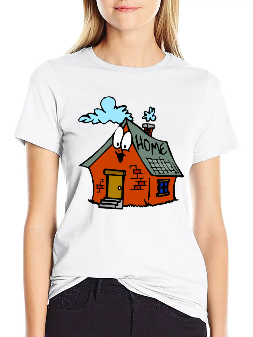 Cartoon Toy House Classic Cotton Tee – Unisex Comfort For Any Season