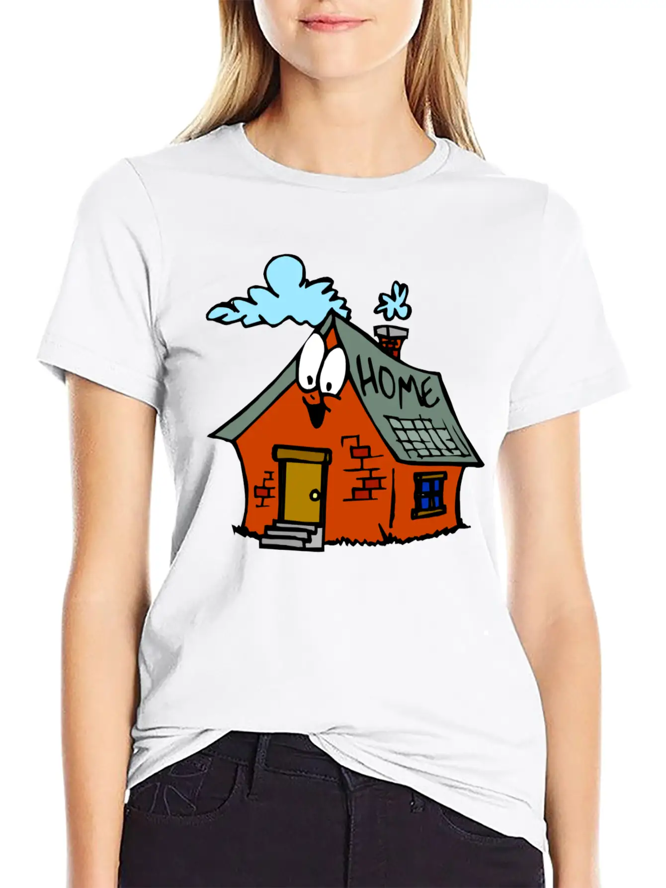 Cartoon Toy House Classic Cotton Tee – Unisex Comfort For Any Season