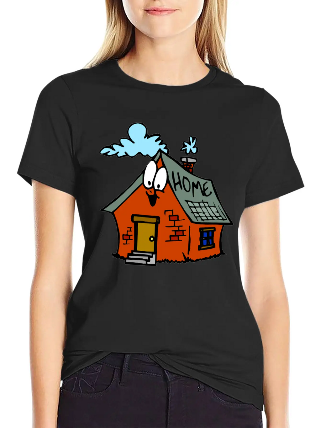 Cartoon Toy House Classic Cotton Tee – Unisex Comfort For Any Season