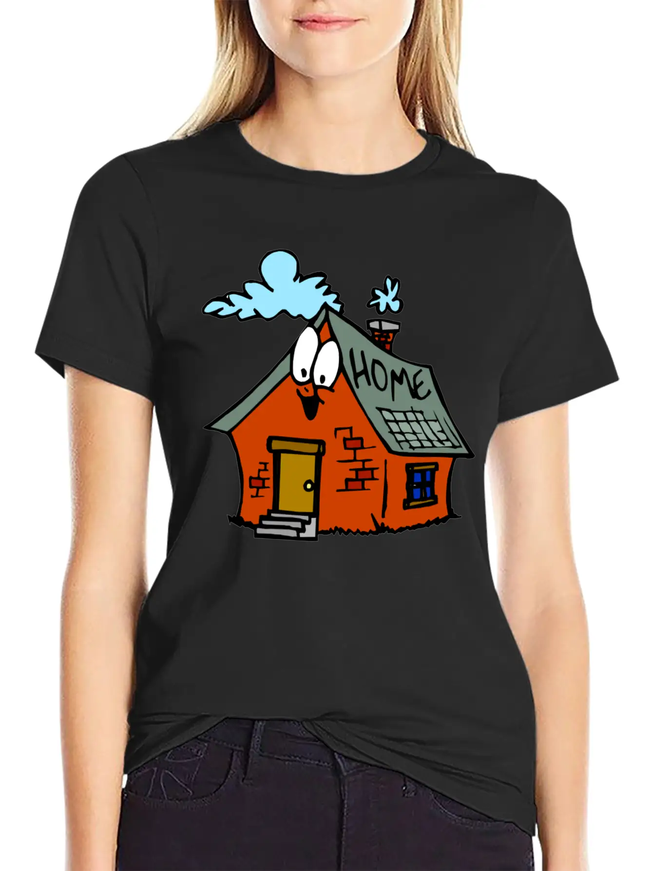 Cartoon Toy House Classic Cotton Tee – Unisex Comfort For Any Season