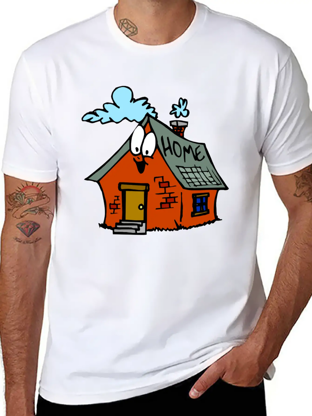 Cartoon Toy House Classic Cotton Tee – Unisex Comfort For Any Season