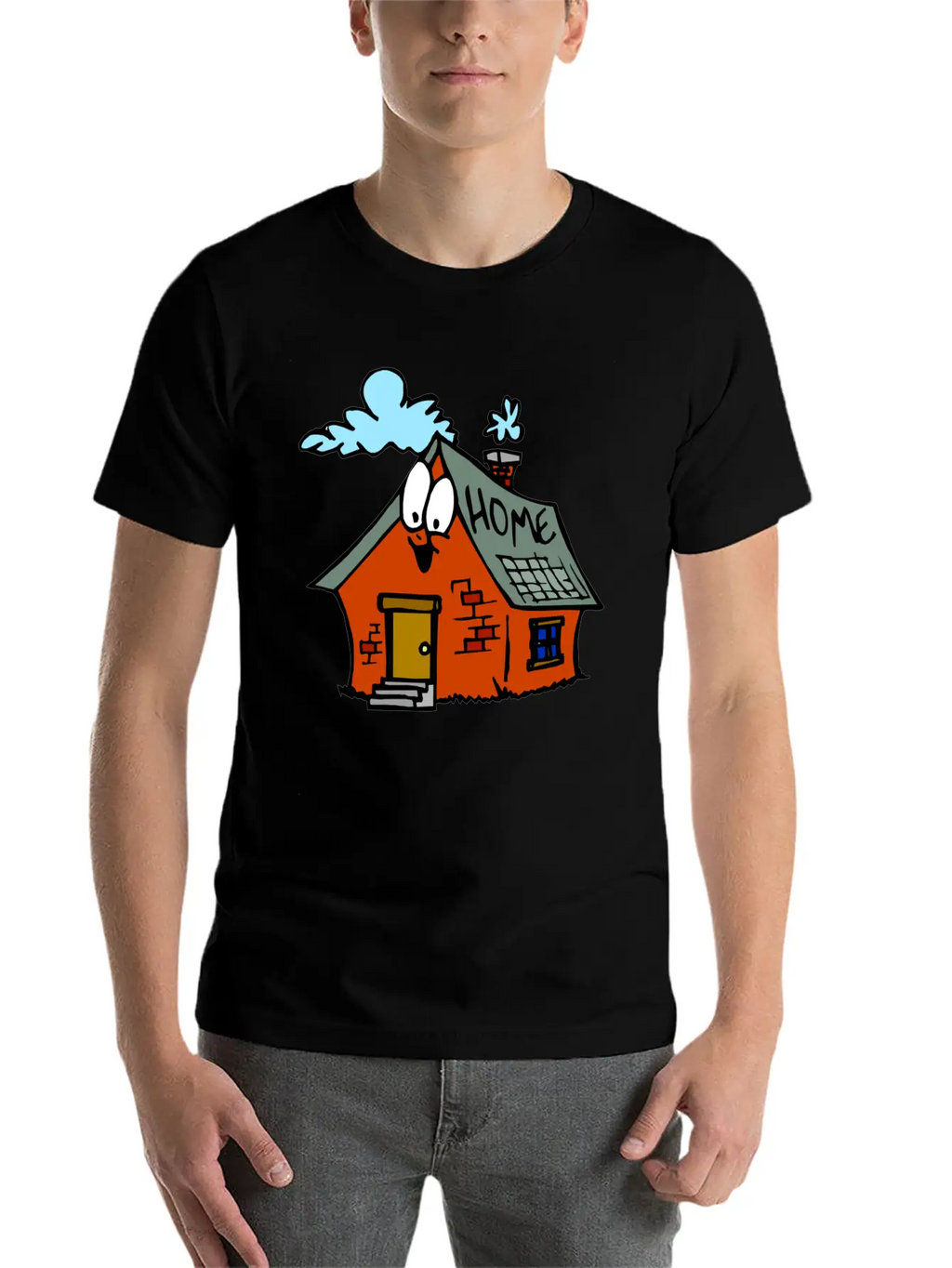 Cartoon Toy House Classic Cotton Tee – Unisex Comfort For Any Season