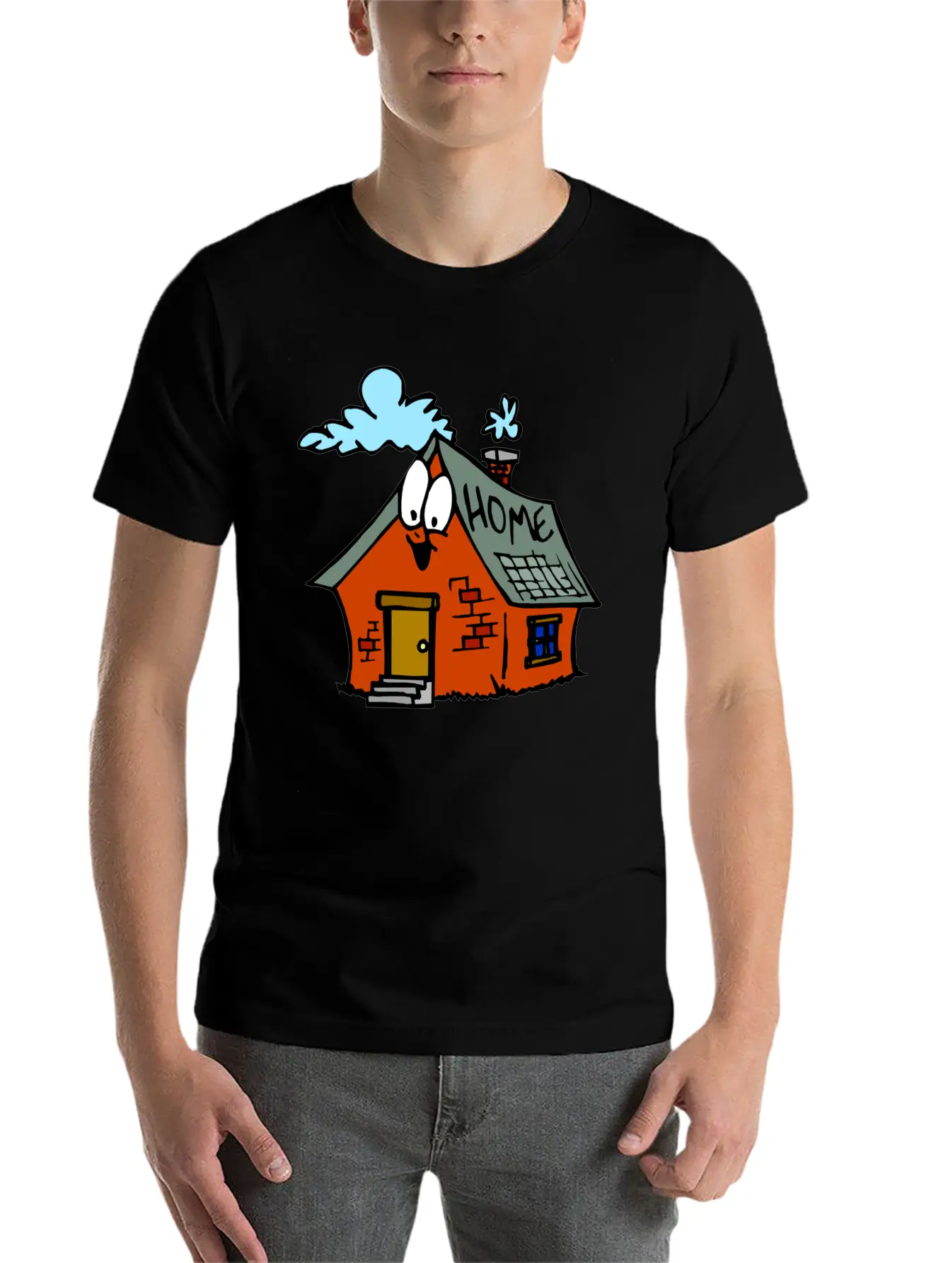 Cartoon Toy House Classic Cotton Tee – Unisex Comfort For Any Season