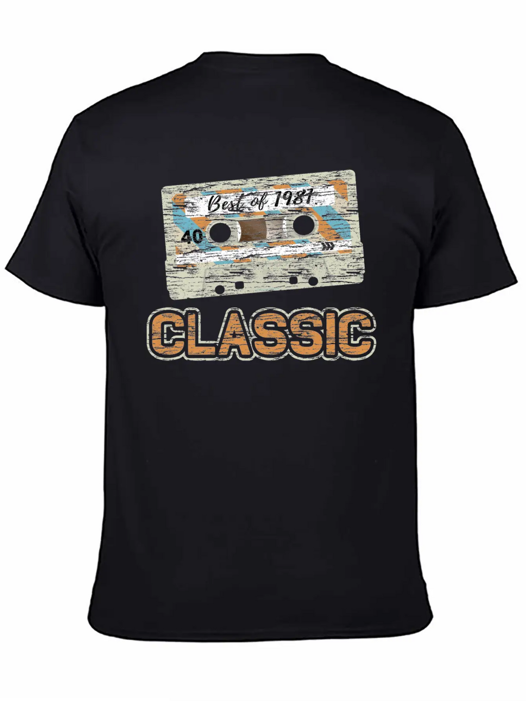 Cassette Tape 1981 Classic 40th Birthday Essential Cotton Tee For Daily Outfits – Unisex Style