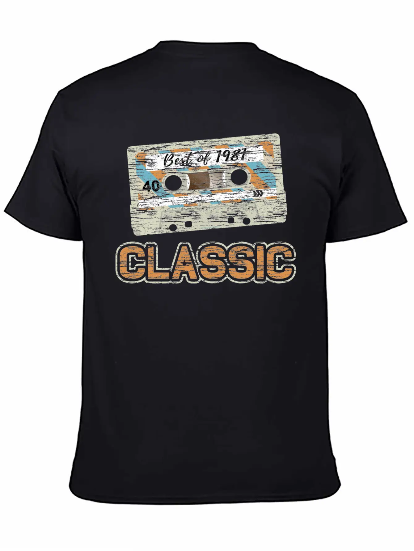 Cassette Tape 1981 Classic 40th Birthday Essential Cotton Tee For Daily Outfits – Unisex Style