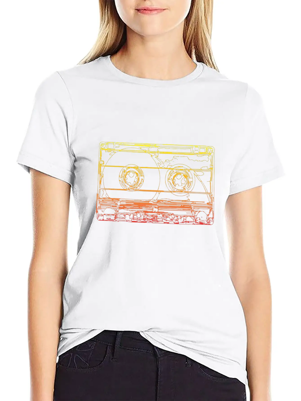 Cassette Tape Timeless Short Sleeve Tee – Comfy And Minimalist Design
