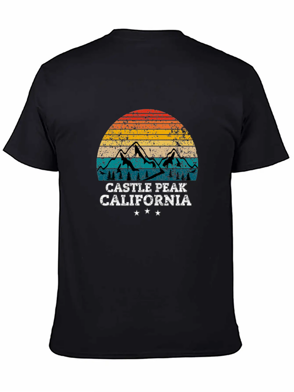 CASTLE PEAK California Timeless Short Sleeve Tee – Comfy And Minimalist Design