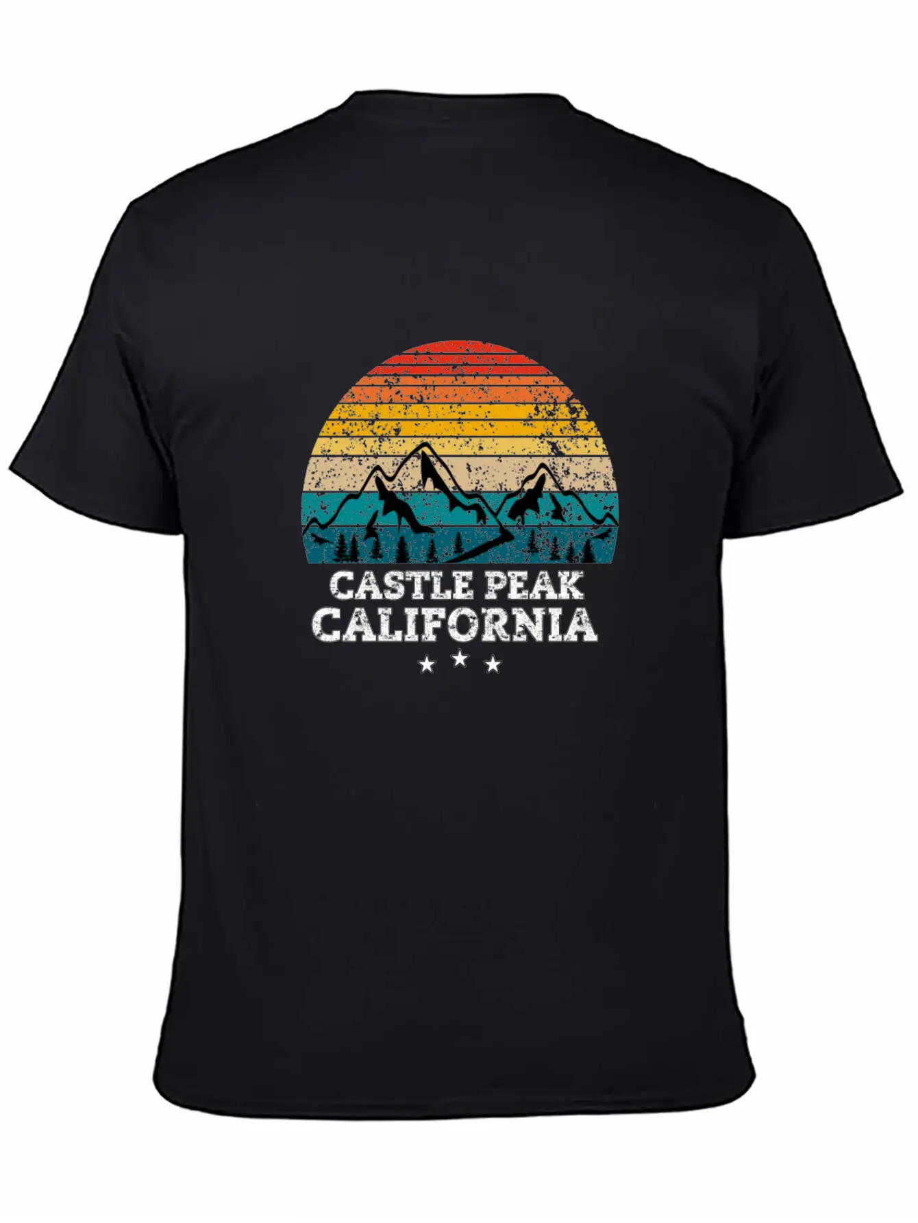 CASTLE PEAK California Timeless Short Sleeve Tee – Comfy And Minimalist Design
