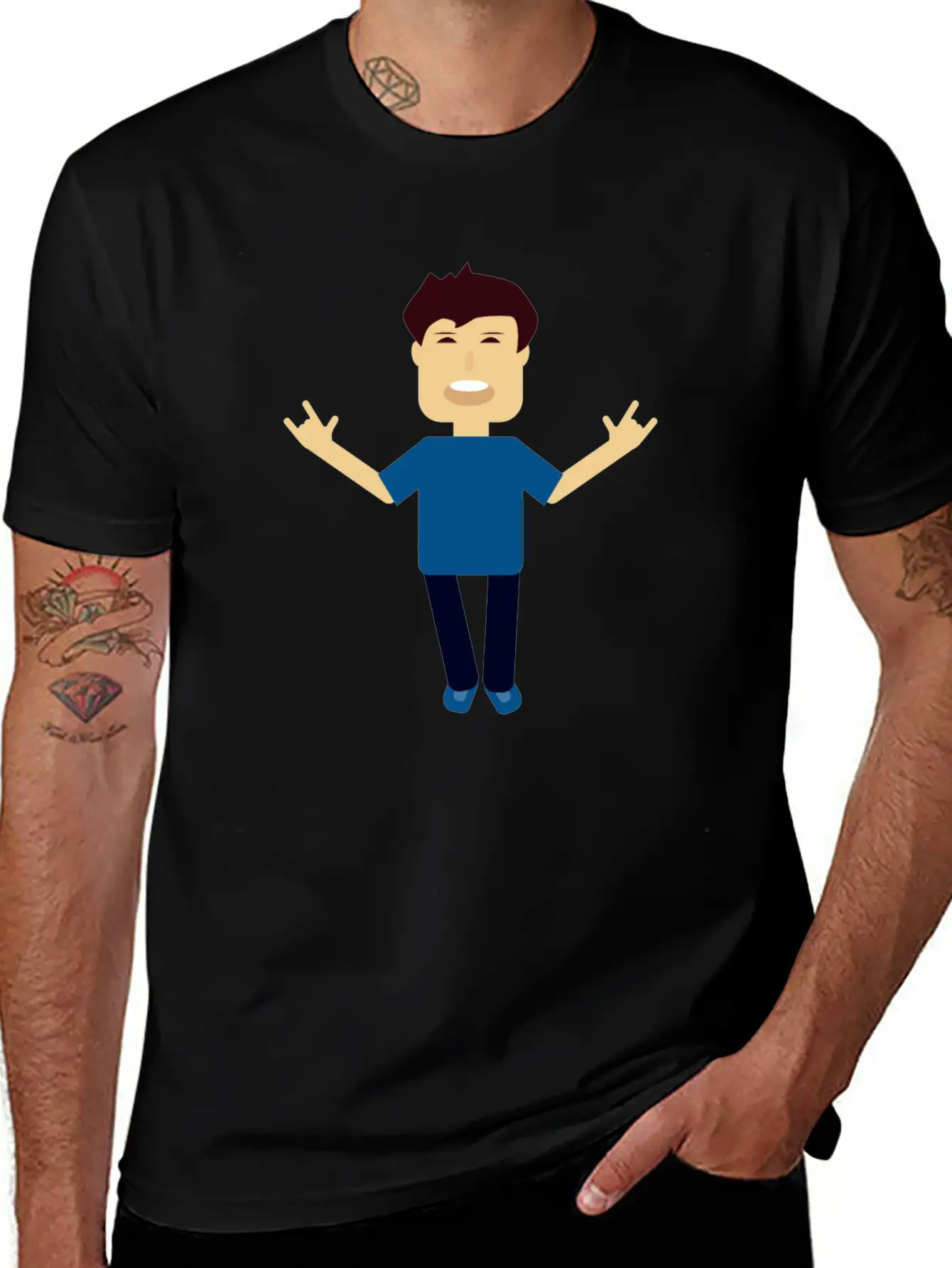 Casual Funny Character Classic Cotton Tee – Unisex Comfort For Any Season