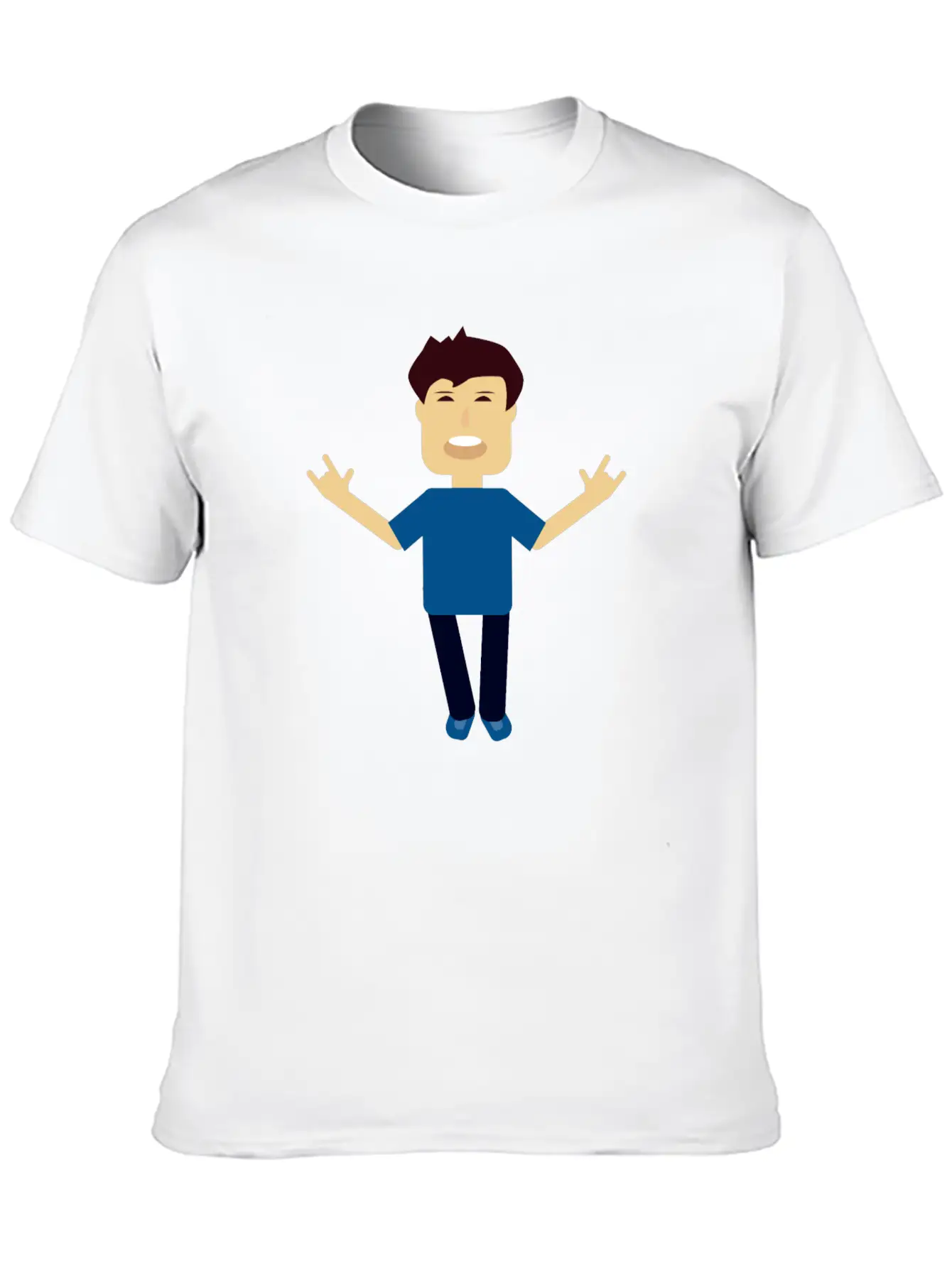 Casual Funny Character Classic Cotton Tee – Unisex Comfort For Any Season