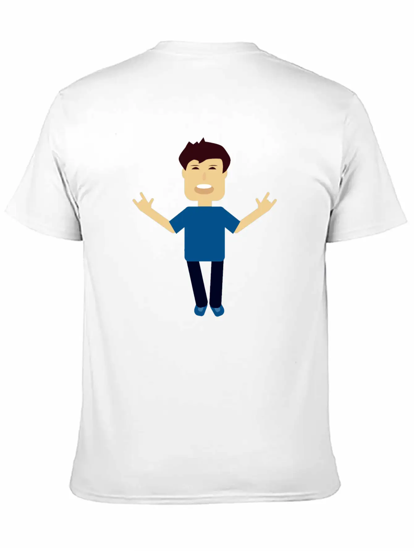 Casual Funny Character Classic Cotton Tee – Unisex Comfort For Any Season