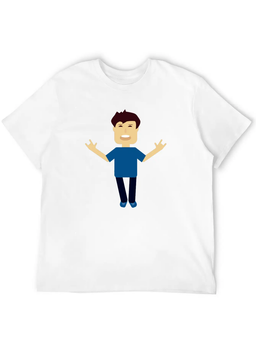 Casual Funny Character Classic Cotton Tee – Unisex Comfort For Any Season