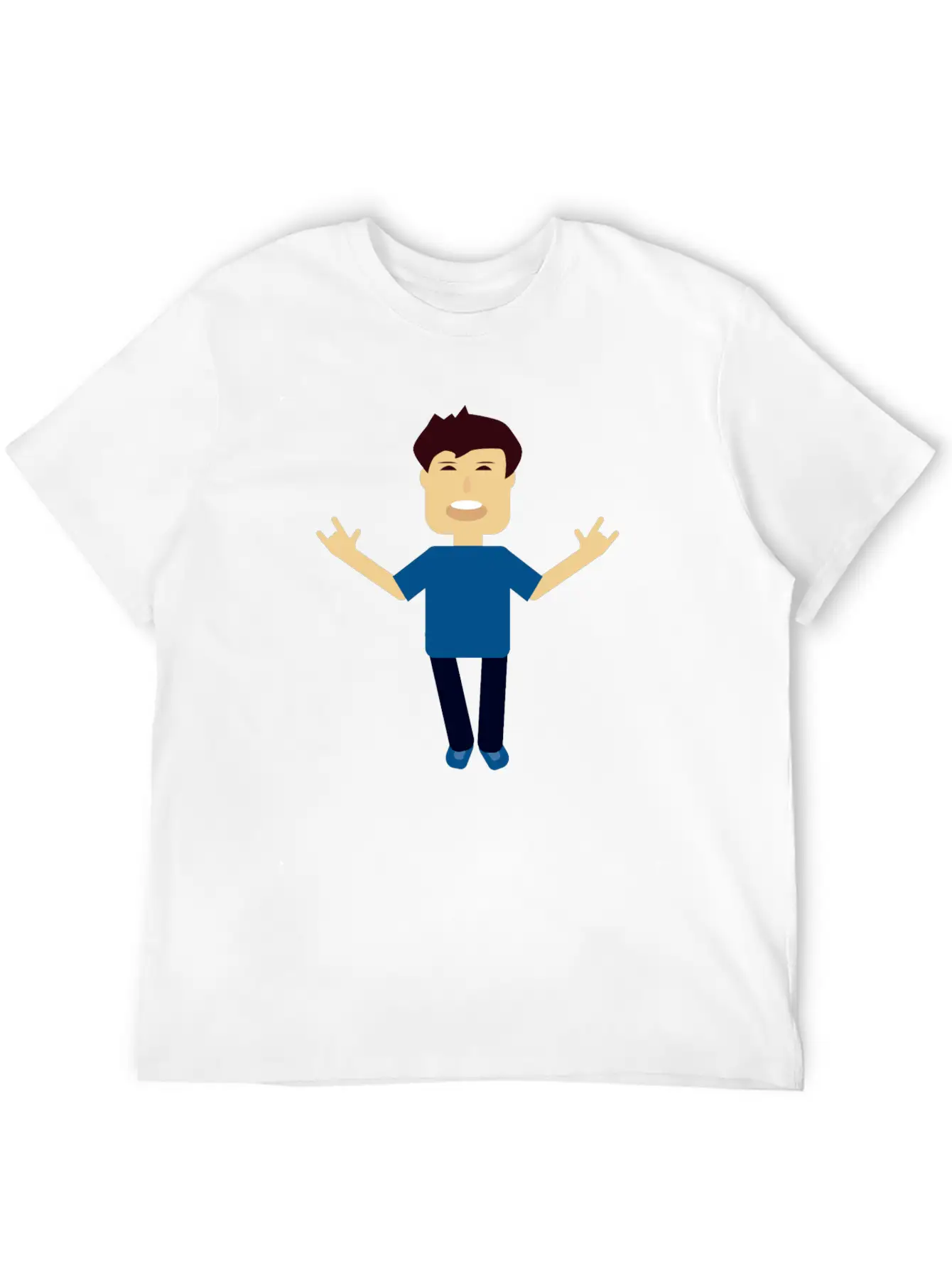 Casual Funny Character Classic Cotton Tee – Unisex Comfort For Any Season