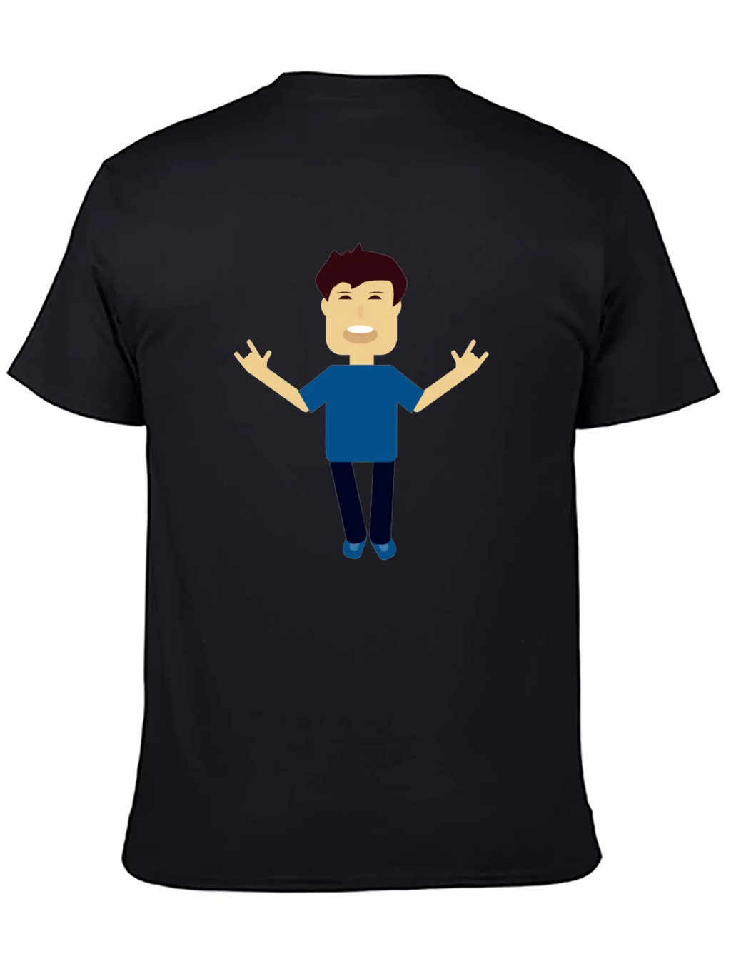Casual Funny Character Classic Cotton Tee – Unisex Comfort For Any Season