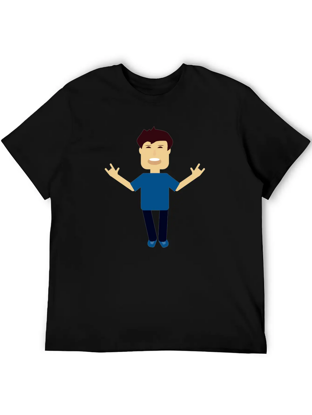 Casual Funny Character Classic Cotton Tee – Unisex Comfort For Any Season
