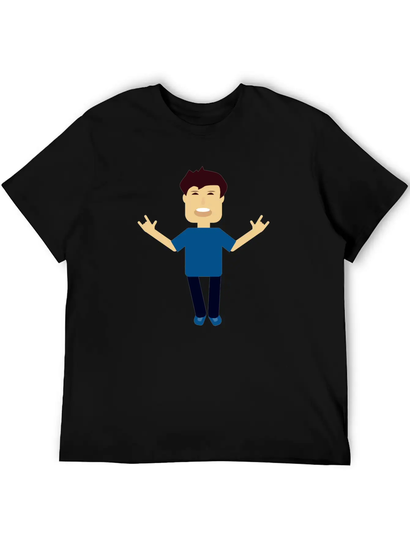 Casual Funny Character Classic Cotton Tee – Unisex Comfort For Any Season