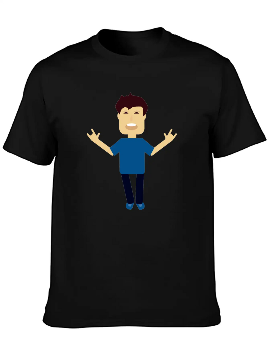 Casual Funny Character Classic Cotton Tee – Unisex Comfort For Any Season
