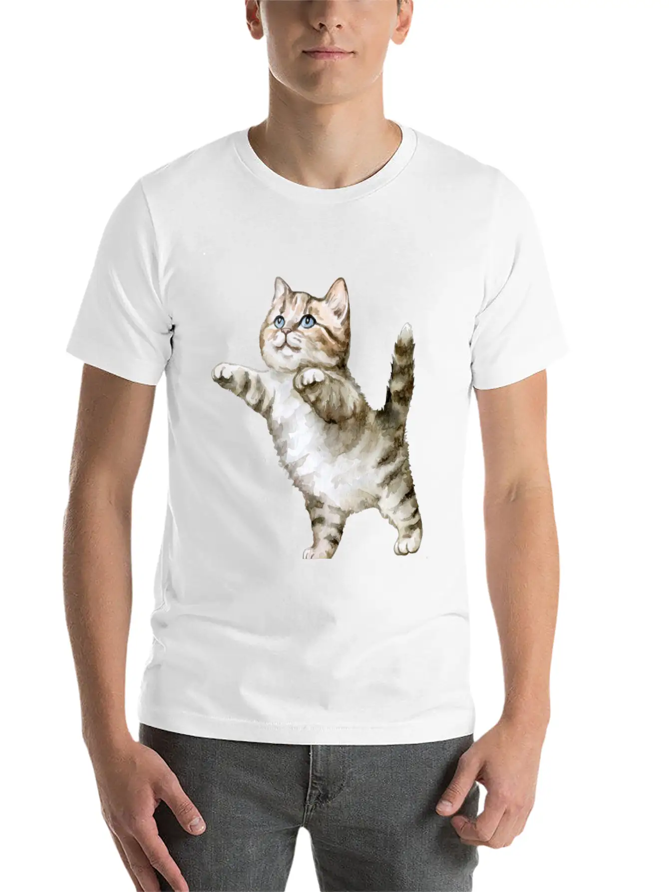 Cat - Animal Essential 9 Classic Cotton Tee – Unisex Comfort For Any Season