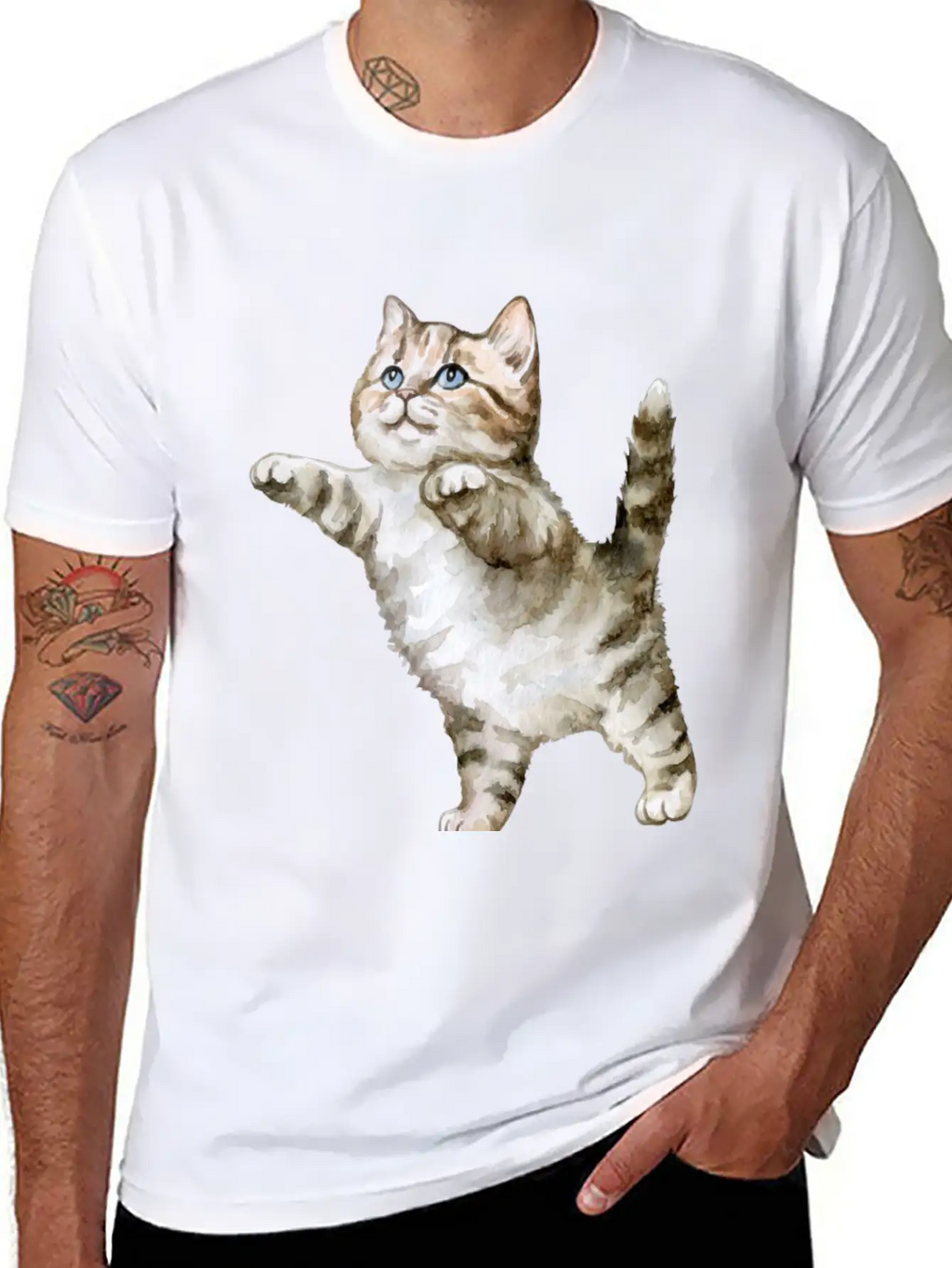 Cat - Animal Essential 9 Classic Cotton Tee – Unisex Comfort For Any Season