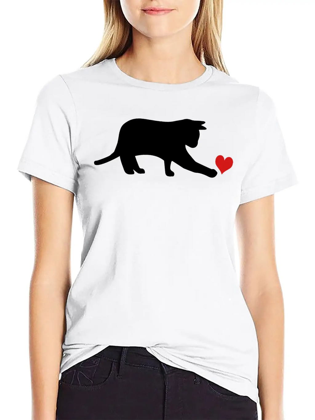 Cat Basic Graphic T-Shirt – Daily Comfort In Soft Cotton