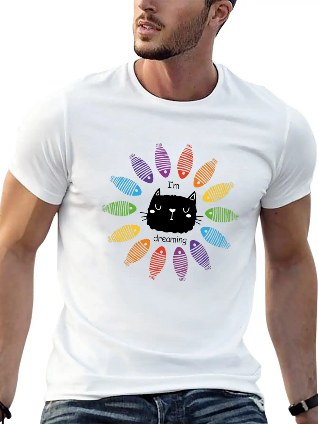 Cat Dream Classic Cotton Tee – Unisex Comfort For Any Season