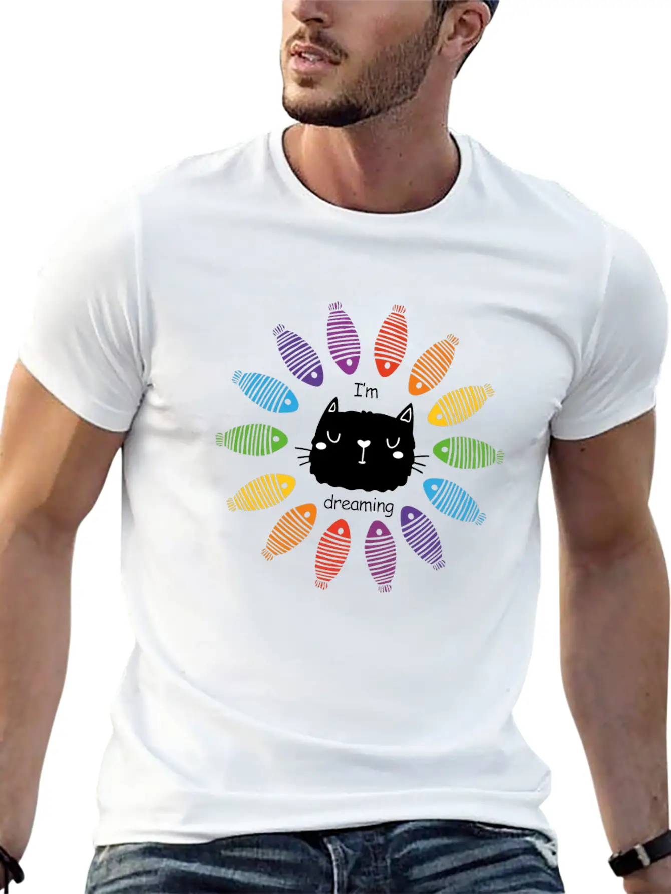 Cat Dream Classic Cotton Tee – Unisex Comfort For Any Season