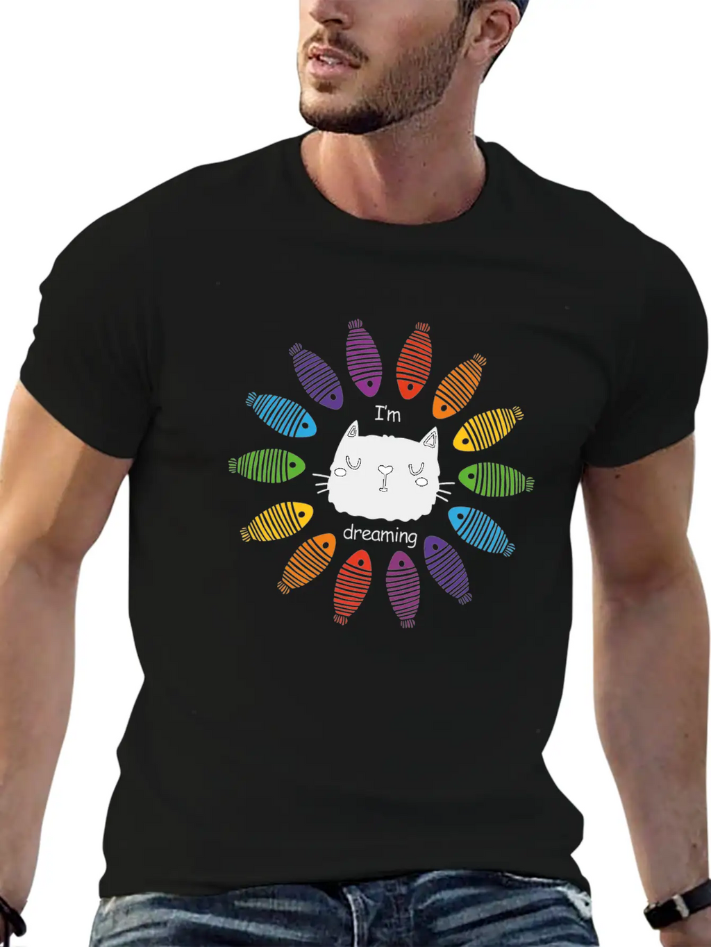 Cat Dream Classic Cotton Tee – Unisex Comfort For Any Season